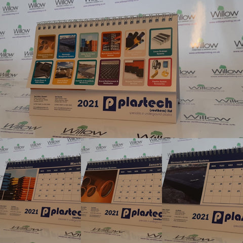 2025 Branded Desk Easel for Business or Charity. Customised with your product photos