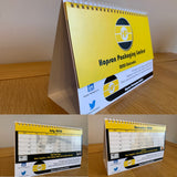2025 Branded Desk Easel for Business or Charity. Customised with your product photos