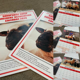 Branded 2025 A4 Wall Calendars Personalised to Your Business or Charities for Fundraising
