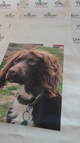 Personalised Your Photo and Your Message on High Quality Canvas Apron for Adult & Child