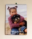 2023 Family Organiser Personalised for Family, Friends, Pets Photo Wall Calendar Serif Font