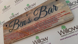 Personalised Family Name Garden Bar/Pub/Man Cave Hanging Bar Sign