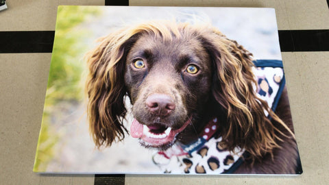 Your Photo and Message Personalised Canvas Print, Unique Gifts for Family & Friends