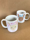 BB25 - Happy Bunny Mug & White Gift Box