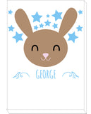 BB25 - Happy Bunny Personalised Canvas Print