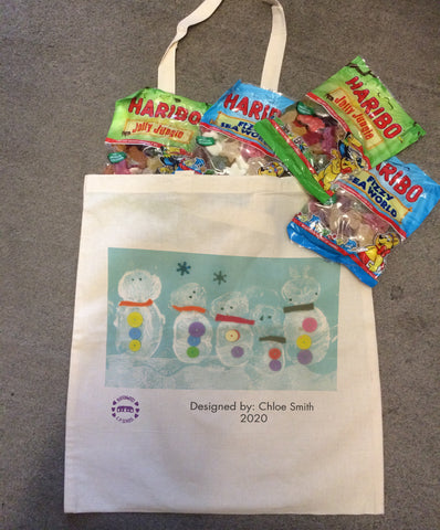 Burtonwood CP School Personalised Bag for Life with Child's Drawing