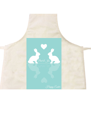 Personalised Easter Reflecting Bunnies Apron