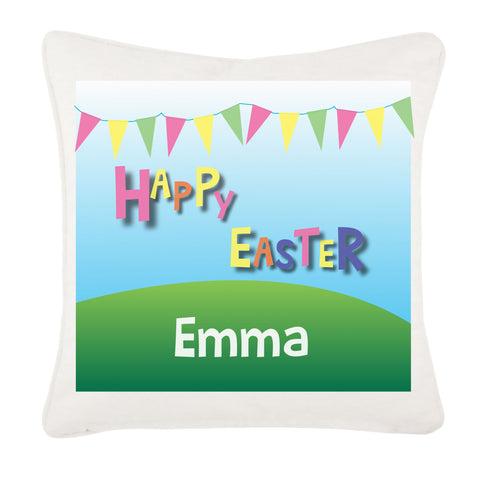 Personalised Carnival Easter Cushion
