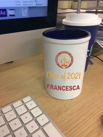 Haydock English Martyrs Leavers 2023 Personalised Pen Pot