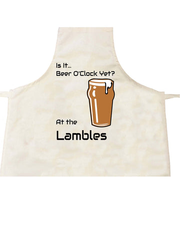 Personalised Is it Beer O'Clock Yet? Personalised Apron