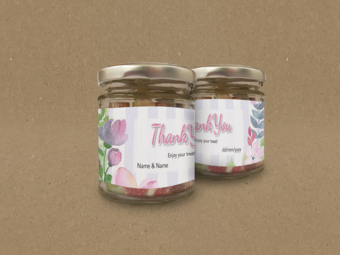 SM02 - Personalised Wedding Sweet Jar