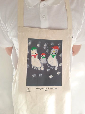 St Austin's R.C. Primary School Personalised Adult & Child Apron with Child's Drawing