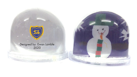 Burtonwood CP School Personalised Snow Globe with Child's Drawing