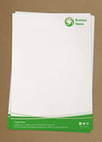 WBP01 - Curved Lines Branded Customisable Letterheads from £25.00+VAT