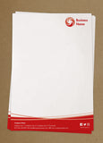 WBP01 - Curved Lines Branded Customisable Letterheads from £25.00+VAT