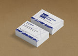 WBP06 - Coloured Lines Branded Customisable Business Cards from £20.00+VAT