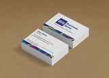 WBP06 - Coloured Lines Branded Customisable Business Cards from £20.00+VAT
