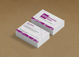 WBP06 - Coloured Lines Branded Customisable Business Cards from £20.00+VAT