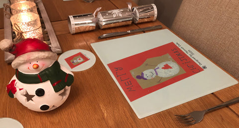 Wargrave C of E Primary School Personalised Placemats & Coasters with Child's Drawing
