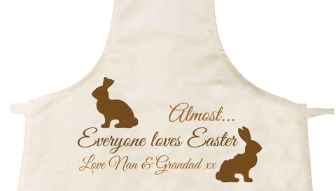 Almost Everyone Loves Easter Bunny Personalised Apron