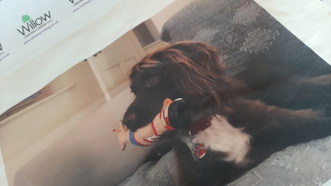 Personalised Your Photo and Your Personal Message Tea Towel for all occasions