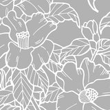 Funeral Order of Service in Grey Roses