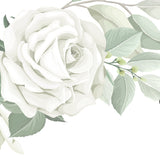 Funeral Order of Service in White Roses