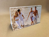 2025 Personalised Family, Friends, Pets Photo Desk Easel / Calendars - Script Font