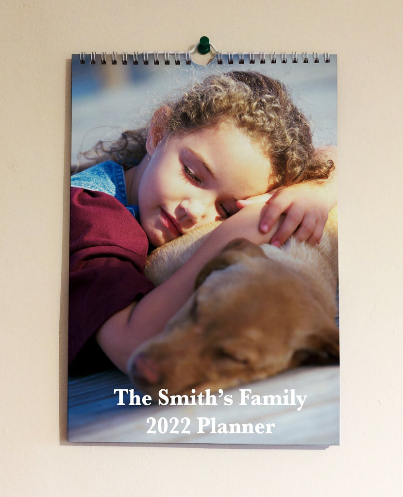 2025 Family Organiser Personalised for Family, Friends, Pets Photo Wal