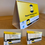 2024 Branded Desk Easel for Business or Charity. Customised with your product photos