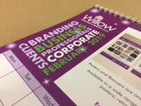 Branded 2025 A4 Wall Calendars Personalised to Your Business or Charities for Fundraising