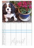 2025 Family Organiser Personalised for Family, Friends, Pets Photo Wall Calendar Script Font