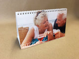 2023 Personalised Family, Friends, Pets Photo Desk Easel / Calendars - Script Font