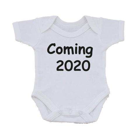 'Coming 2020' Baby Bib