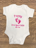 BB17 - Baby Feet New Born Baby Vest
