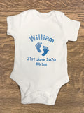 BB17 - Baby Feet New Born Baby Vest