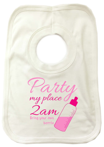 BB19 Party at Mine Personalised Baby Bib