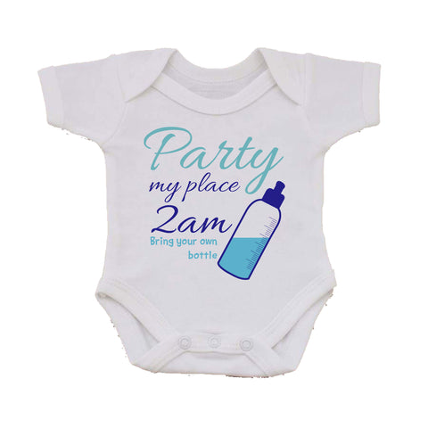 BB19 Party at Mine Personalised Baby Vest