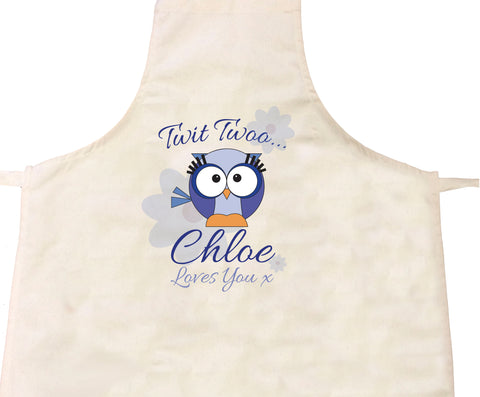 Owl Personalised Apron