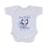 BB21 Owl Personalised Baby Vest