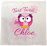 BB21 - Owl Personalised Tea Towel