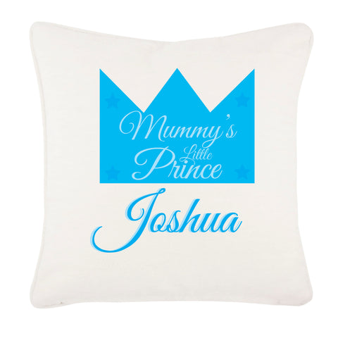 Mummy's Prince/Princess Personalised Canvas Cushion Cover