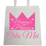 BB22 - Mummy's Prince/Princess Canvas Bag for Life