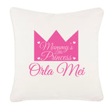 Mummy's Prince/Princess Personalised Canvas Cushion Cover