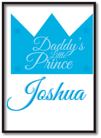 BB23 - Daddy's Prince/Princess Personalised Print