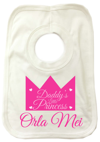 BB23 - Daddy's Prince/Princess Baby Bib