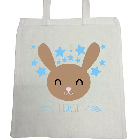 BB25 - Happy Bunny Personalised Canvas Bag for Life