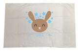 BB25 - Happy Bunny White Pillow Case Cover