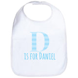 Personalised Initial Plus Baby Name Baby Bib Available for Boy or Girl in Any Name