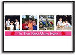 MO15 - Best Mum Ever Photo and Message Personalised Canvas